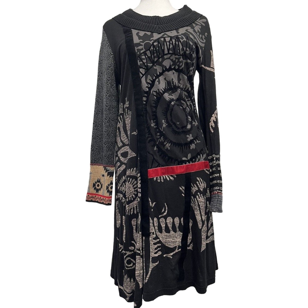 Desigual Dress, Size M Multicolor Print, Scoop Neck - Boho, Festival, Unique